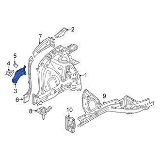 Kia OE - Left Fender Bracket