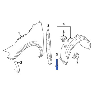 Kia OE - Fender Liner Rivet
