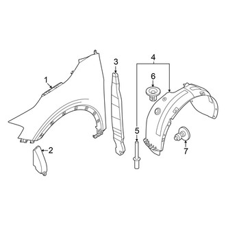 Kia OE - Fender & Components (Korea Built)