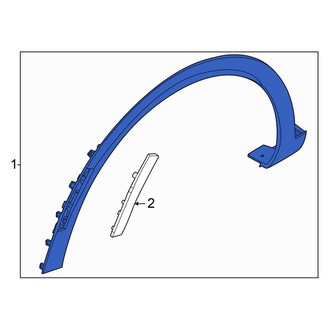 Kia OE - Front Right Wheel Arch Molding