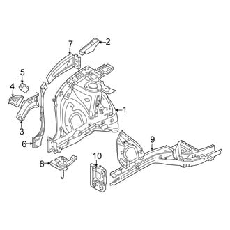 Kia OE - Fender - Structural Components & Rails (Korea Built)