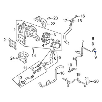 Kia OE - Turbocharger Oil Line Gasket