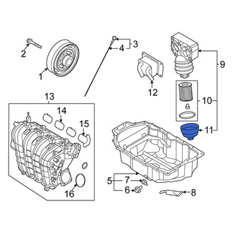 Kia OE - Engine Oil Filter Housing Cover