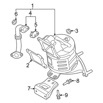 Kia OE - Exhaust System - Manifold (EX / LX / SX / SX Prestige / X-Line / X-Pro / X-Pro Prestige)