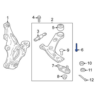Kia OE - Rear Suspension Control Arm Bolt