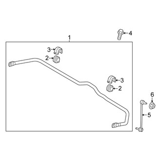 Kia OE - Front Suspension - Stabilizer Bar & Components