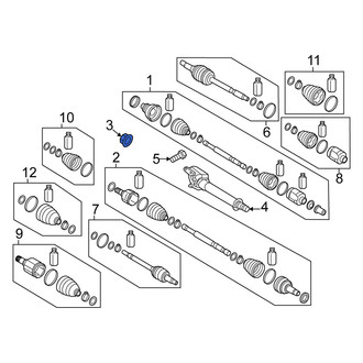 Kia OE - CV Joint Nut