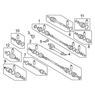 Kia OE - Front Suspension - Drive Axles