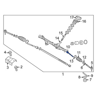 Kia OE - Left Outer Steering Tie Rod End