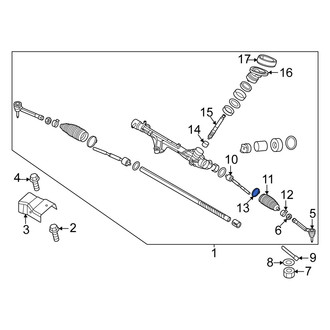 Kia OE - Rack and Pinion Bellows Clamp