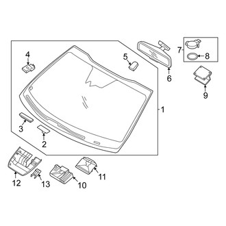 Kia OE - Windshield - Glass (Korea Built)