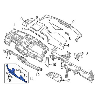 Kia OE - Instrument Panel Knee Bolster