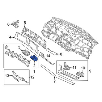 Kia OE - Left Dashboard Air Vent