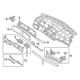 Kia OE - Instrument Panel Components (EX / LX / SX / SX Prestige / X-Line / X-Pro / X-Pro Prestige)
