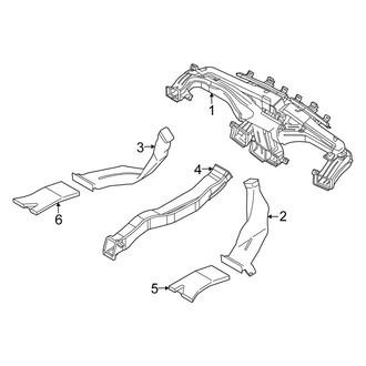 Kia OE - Instrument Panel - Ducts (EX / LX / SX / SX Prestige / X-Line / X-Pro / X-Pro Prestige)