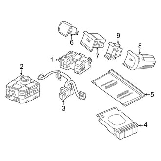 Kia OE - Console - Electrical Components (EX / LX / SX / SX Prestige / X-Line / X-Pro / X-Pro Prestige)