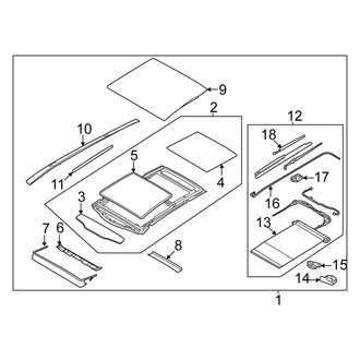 Kia OE - Sunroof Assembly