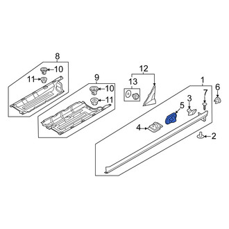 Kia OE - Rocker Panel Molding Clip