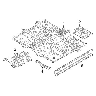 Kia OE - Pillars, Rocker & Floor - Floor & Rails
