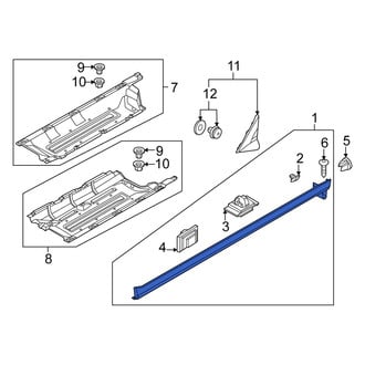Kia OE - Left Rocker Panel Guard