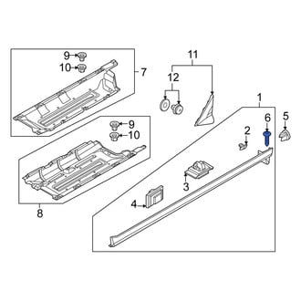 Kia OE - Rocker Panel Molding Screw