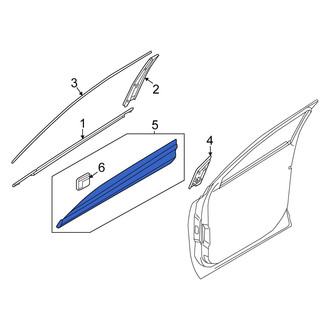 Kia OE - Front Left Door Molding