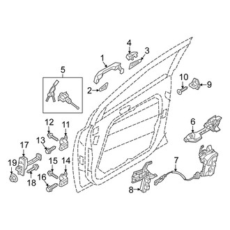Kia OE - Front Door - Lock & Hardware