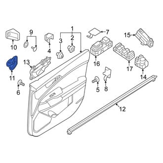 Kia OE - Front Left Door Access Cover