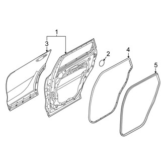 Kia OE - Rear Door - Door & Components