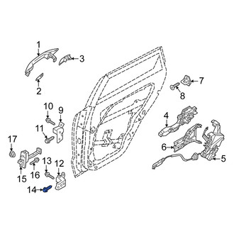 Kia OE - Upper Outer Door Hinge Bolt