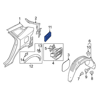 Kia OE - Rear Quarter Panel Vent