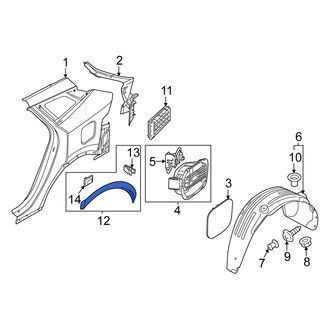 Kia OE - Front Left Wheel Arch Molding