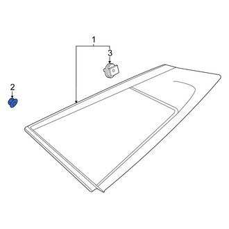 Kia OE - Quarter Panel Glass Nut