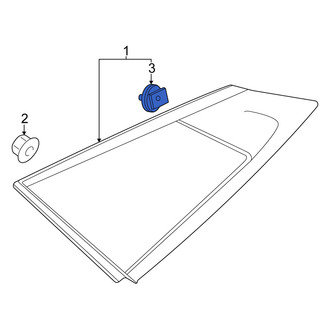 Kia OE - Quarter Panel Glass Clip