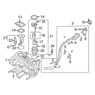 Kia OE - Fuel System Components