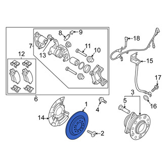 Kia OE - Front Disc Brake Rotor