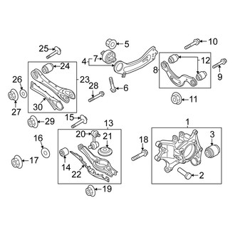 Kia OE - Rear Suspension - Suspension Components (AWD)