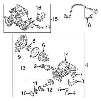 Kia OE - Rear Suspension - Axle & Differential (EX / Hybrid EX / Hybrid LX / Hybrid SX Prestige / LX / Plug-In Hybrid X-Line / Plug-In Hybrid X-Line Prestige / SX / SX Prestige / X-Line / X-Pro / X-Pro Prestige AWD)