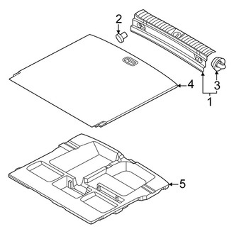 Kia OE - Rear Body & Floor - Interior Trim (EX / LX / SX / SX Prestige / X-Line / X-Pro / X-Pro Prestige)