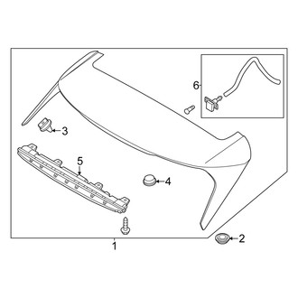 Kia OE - Lift Gate - Rear Spoiler