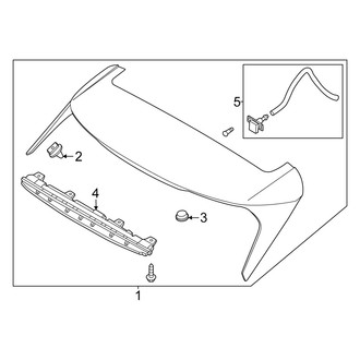 Kia OE - Lift Gate - Rear Spoiler