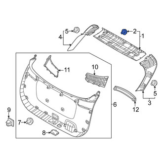 Kia OE - Door Interior Trim Panel Retainer