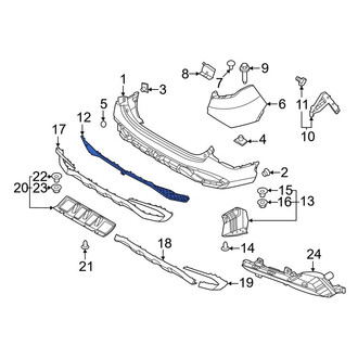Kia OE - Rear Bumper Cover Spacer Panel