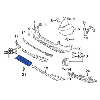Kia OE - Rear Bumper Cover Heat Shield