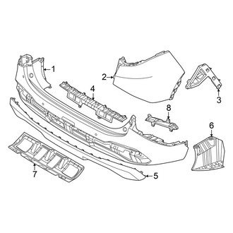 Kia OE - Rear Bumper - Bumper & Components (USA Built, Bumper Cover & Trim)