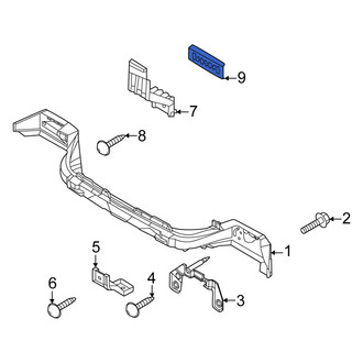 Kia OE - Front Bumper Impact Absorber Clip