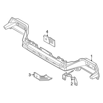 Kia OE - Rear Bumper - Bumper & Components (USA Built, Structure & Mounting)