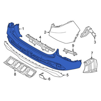Kia OE - Rear Lower Bumper Cover