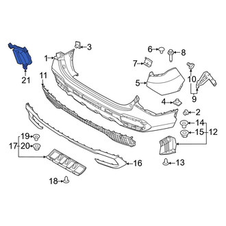 Kia OE - Rear Right Reflector Panel