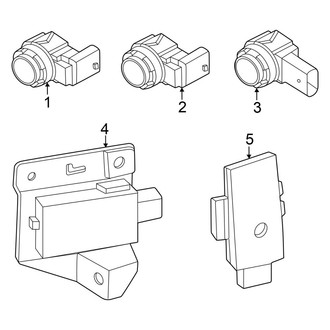 Kia OE - Rear Bumper - Electrical Components (Korea Built)